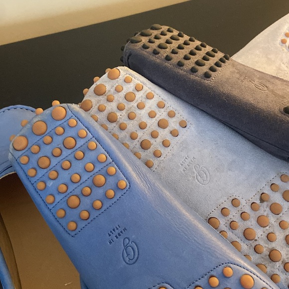 M. Gemi blue leather&suede felize moccasin loafers size 9.5/10 US 3 available - Picture 16 of 16